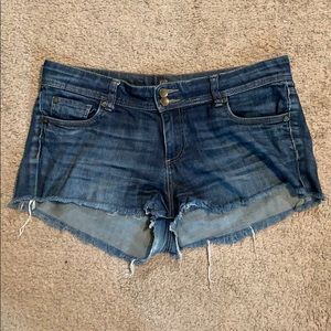 Denim shorts
